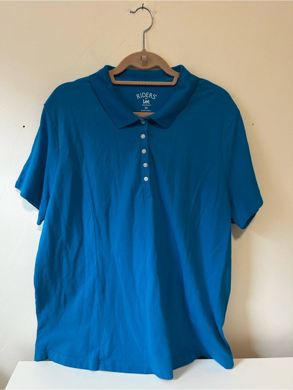 Riders by Lee Women's Bright Teal Polo Shirt